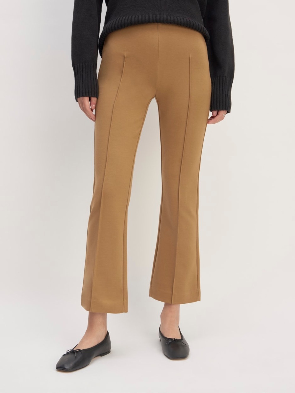 NWT Everlane The Dream Kick Flare Pant Toasted Coconut Size M